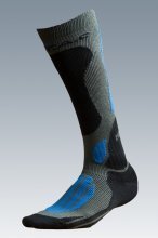 Ponožky se stříbrem Mission podkolenky zelená/modrá
