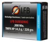 LFB Subsonic .308W, TMFK HP 14,3g