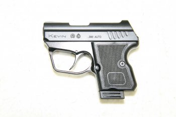 Pistole samonabíjecí KEVIN 703, 9mm Browning, černý plast