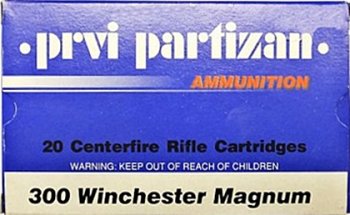 Prvi Partizan 300 Win. Mag., FMJ 145gr