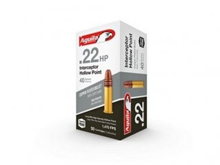 Aguila Interceptor Hollow Point .22LR, 40gr