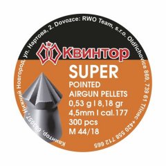 Diabolky Kvintor Super Pointed cal.4,5mm 300ks