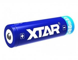 Akumulátor s ochranou Xtar 18650, 3500mAh Li-ion, 3,7V