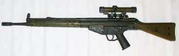 Puška samonabíjecí PTR - 91, .308W, optika Steiner