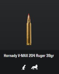 Norma .204 Ruger V-Max, 40gr