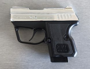 Pistole samonabíjecí KEVIN 711, 9mm Browning, lesklý chrom