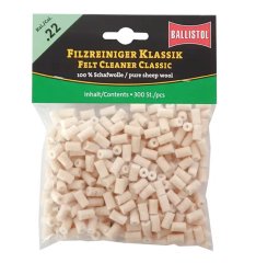 Plstěné válečky Ballistol Classic .22, 300 ks