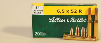 Sellier & Bellot 6,5 x 52 R SP 117 gr