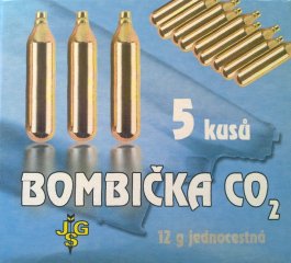 Bombička CO2  12g - 1 ks