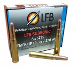 LFB Subsonic 8 x 57 IS, TMFK HP 14,3g