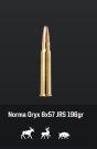 Norma 8x57JRS Oryx, 196gr