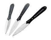 Nože házecí Kandar Tomahawk Black N-345, sada 3 kusy s pouzdrem